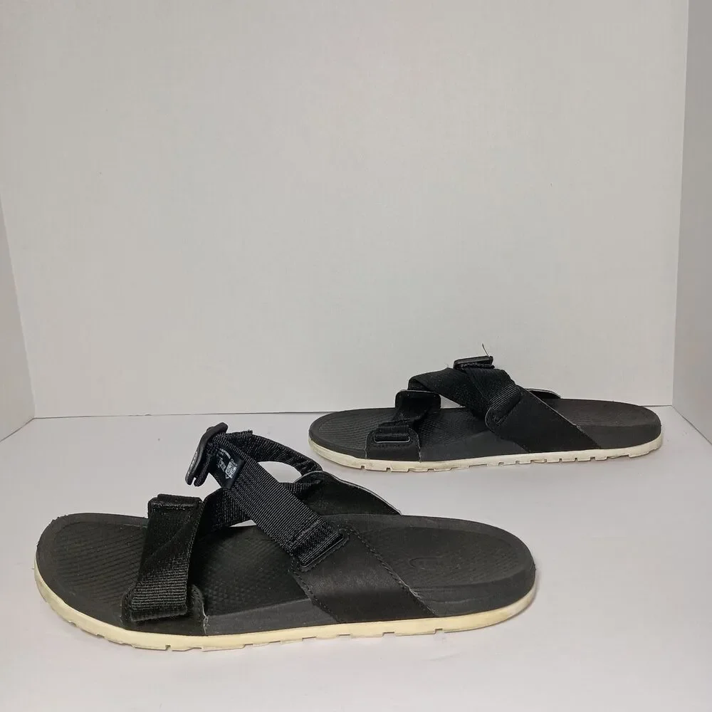 Chaco Lowdown Slides Womens Size 10 Black Adjustable Strap Beach Trail Sandals